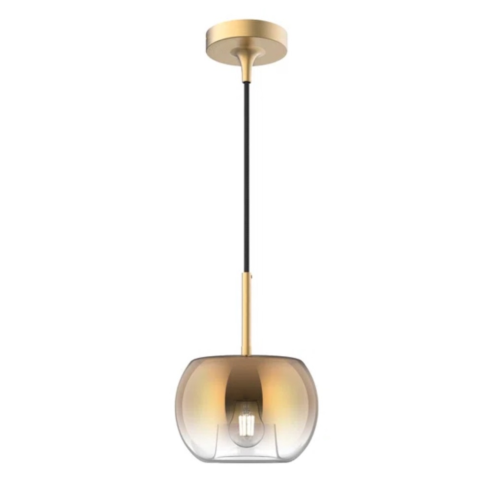 Samar 8-in Brushed Gold/Copper 1 Light Pendant PD57508-BG/CP Kuzco Lighting